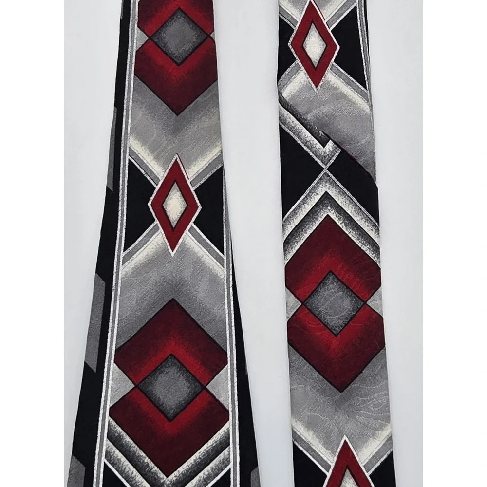 Conte di‎ Milano Silk Tie Mens Geometric Designer Formal Dress Neckwear 58x4